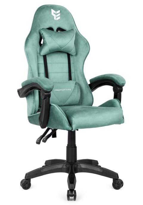 Fotel obrotowy gamingowy ENZO XL MINT ALCANTARA