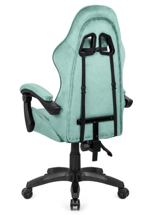 Fotel obrotowy gamingowy ENZO XL MINT ALCANTARA