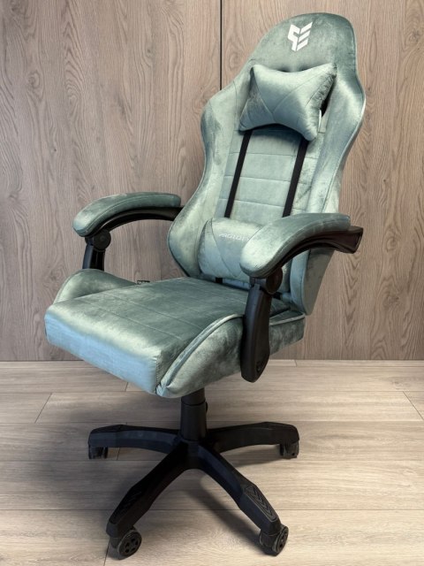Fotel obrotowy gamingowy ENZO XL MINT ALCANTARA