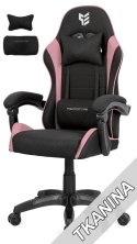 Fotel obrotowy gamingowy ENZO XL PINK FABRIC