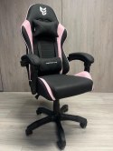Fotel obrotowy gamingowy ENZO XL PINK FABRIC