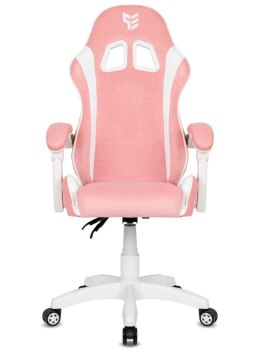 Fotel obrotowy gamingowy ENZO XL PINK + WHITE ALCANTARA ICE
