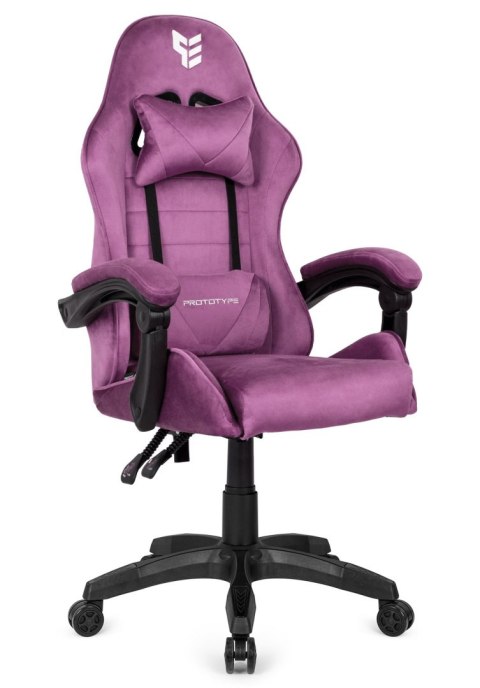 Fotel obrotowy gamingowy ENZO XL PURPLE ALCANTARA