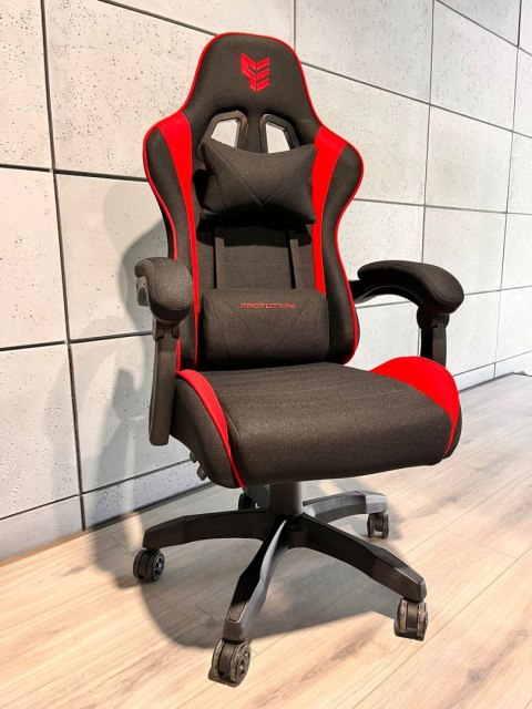 Fotel obrotowy gamingowy ENZO XL RED FABRIC