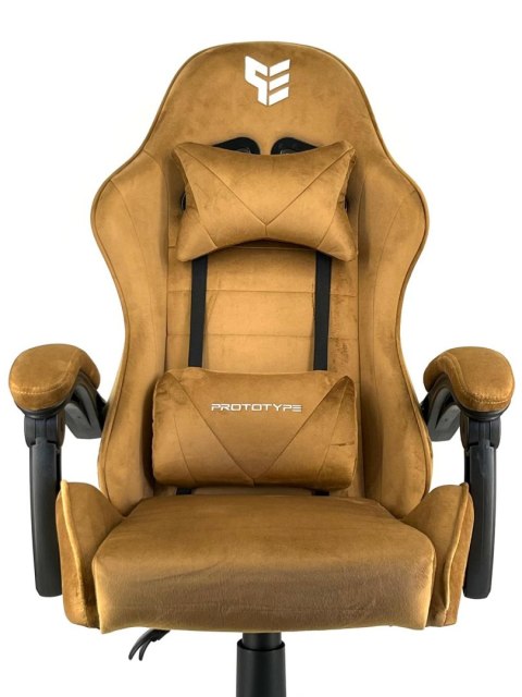 Fotel obrotowy gamingowy ENZO XL SAND ALCANTARA