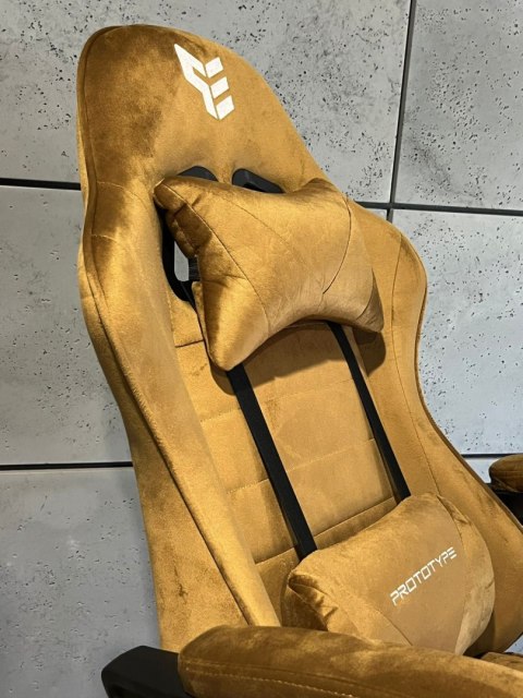 Fotel obrotowy gamingowy ENZO XL SAND ALCANTARA