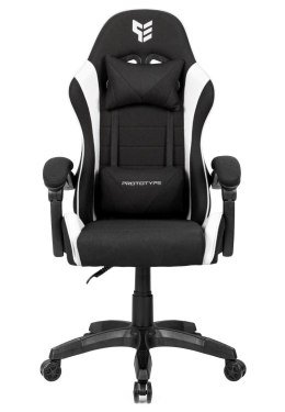 Fotel obrotowy gamingowy ENZO XL WHITE FABRIC