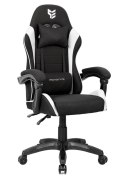Fotel obrotowy gamingowy ENZO XL WHITE FABRIC