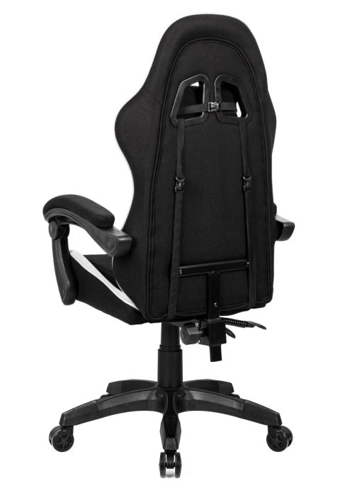 Fotel obrotowy gamingowy ENZO XL WHITE FABRIC