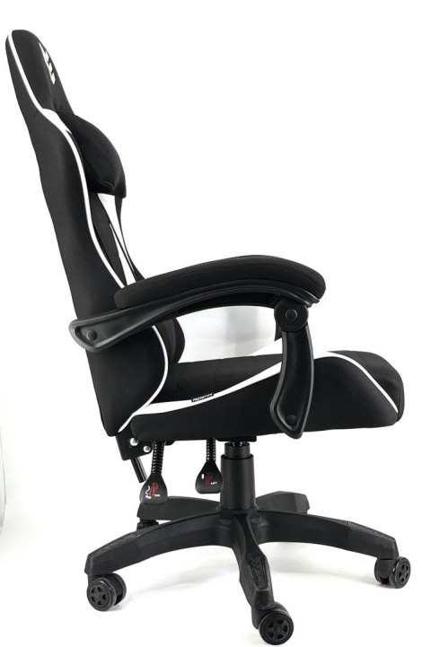 Fotel obrotowy gamingowy ENZO XL WHITE FABRIC