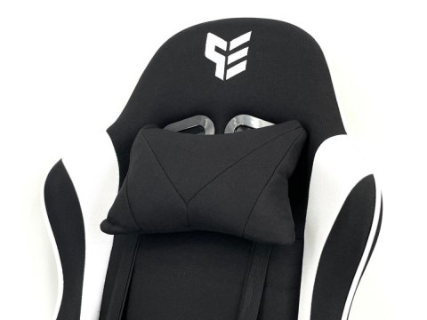 Fotel obrotowy gamingowy ENZO XL WHITE FABRIC