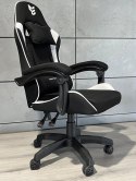Fotel obrotowy gamingowy ENZO XL WHITE FABRIC