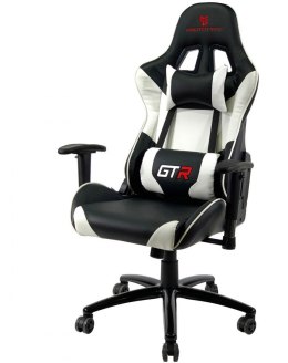 Fotel obrotowy gamingowy GTR WHITE PRO-XL