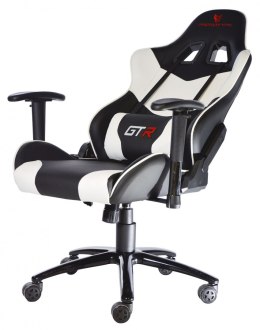 Fotel obrotowy gamingowy GTR WHITE PRO-XL