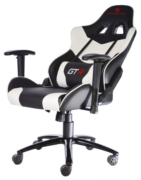 Fotel obrotowy gamingowy GTR WHITE PRO-XL