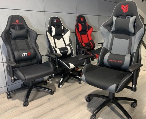 Fotel obrotowy gamingowy GTS GREY PRO-XL