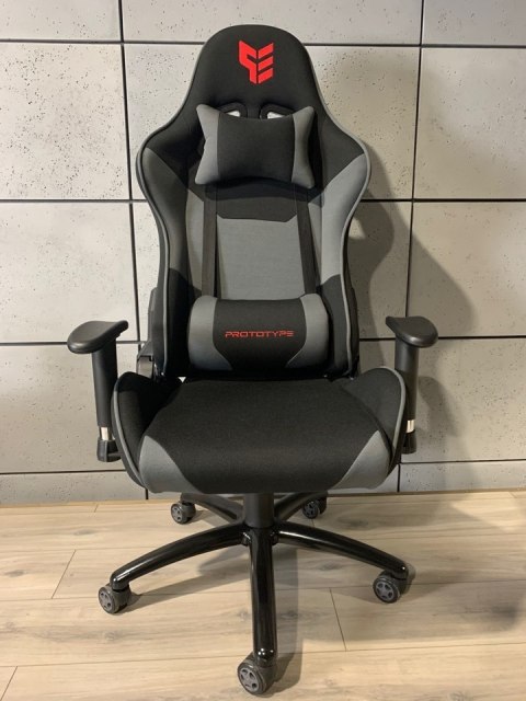 Fotel obrotowy gamingowy GTS GREY PRO-XL