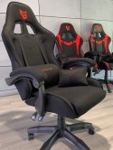 Fotel obrotowy gamingowy HERO BLACK FABRIC