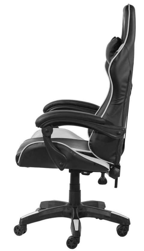 Fotel obrotowy gamingowy HERO GREY PU