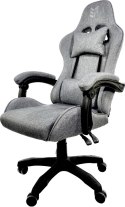 Fotel obrotowy gamingowy HERO GREY STONE FABRIC