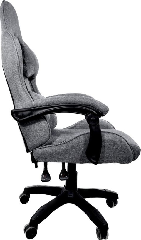 Fotel obrotowy gamingowy HERO GREY STONE FABRIC