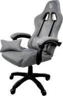 Fotel obrotowy gamingowy HERO GREY STONE FABRIC