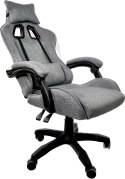 Fotel obrotowy gamingowy HERO GREY STONE FABRIC