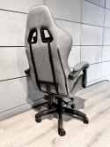 Fotel obrotowy gamingowy HERO GREY STONE FABRIC