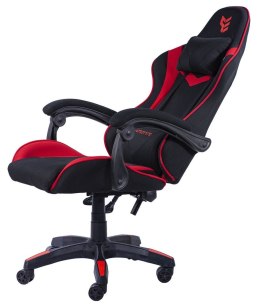 Fotel obrotowy gamingowy HERO RED FABRIC