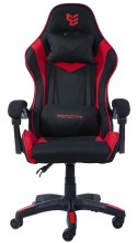 Fotel obrotowy gamingowy HERO RED FABRIC