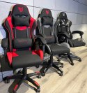 Fotel obrotowy gamingowy HERO RED FABRIC