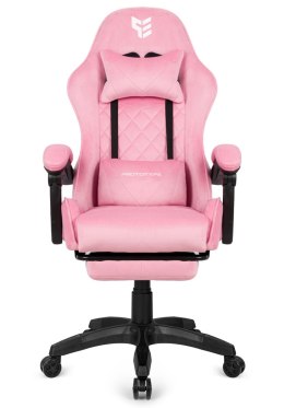 Fotel obrotowy gamingowy XL POKER PRO PINK SWEET ALCANTARA