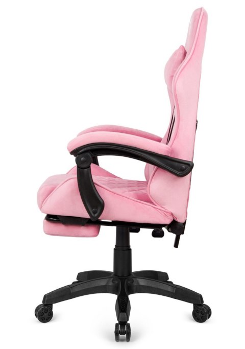 Fotel obrotowy gamingowy XL POKER PRO PINK SWEET ALCANTARA