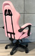 Fotel obrotowy gamingowy XL POKER PRO PINK SWEET ALCANTARA
