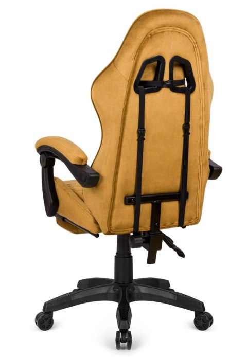 Fotel obrotowy gamingowy XL POKER PRO SAND ALCANTARA