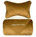 Fotel obrotowy gamingowy XL POKER PRO SAND ALCANTARA