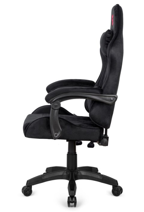 Fotel obrotowy gamingowy XL POKER ST BLACK ALCANTARA