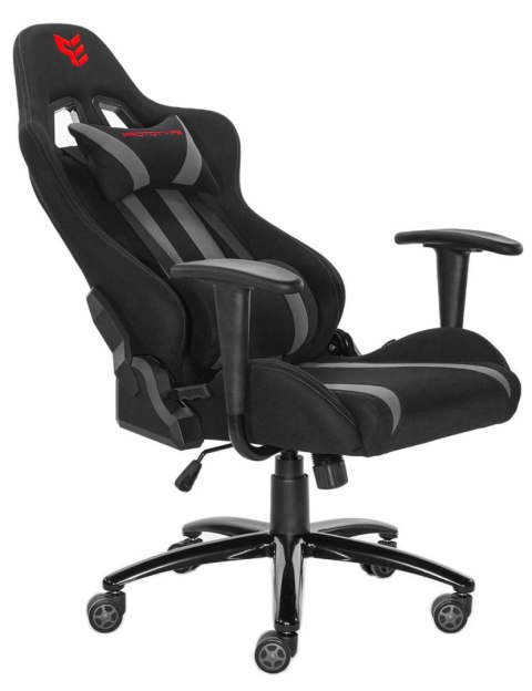 Fotel obrotowy gamingowy WARRIOR GREY PRO-XL