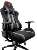 Fotel obrotowy gamingowy WARRIOR GREY PRO-XL