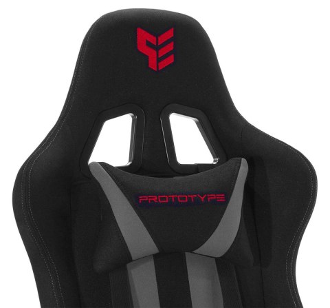 Fotel obrotowy gamingowy WARRIOR GREY PRO-XL