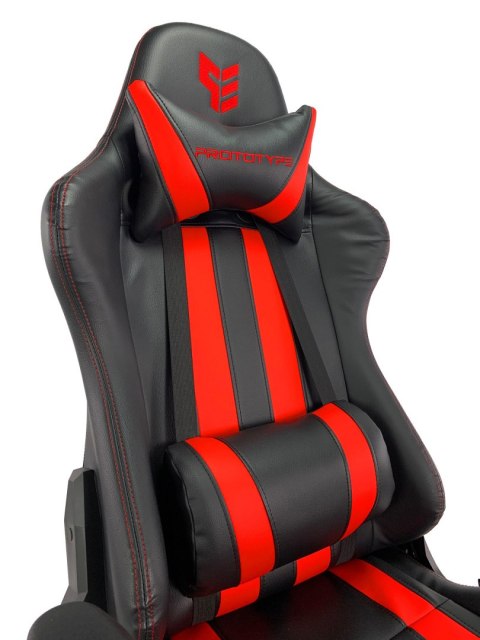 Fotel obrotowy gamingowy WARRIOR RED PRO-XL II GATUNEK