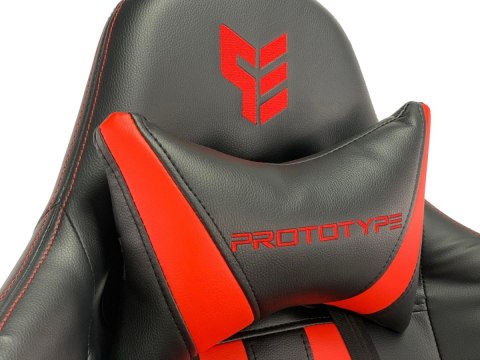 Fotel obrotowy gamingowy WARRIOR RED PRO-XL II GATUNEK