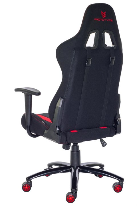 Fotel obrotowy gamingowy WARRIOR RED PRO-XL OUTLET