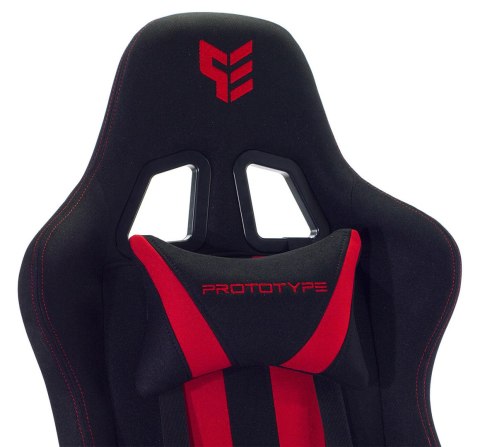 Fotel obrotowy gamingowy WARRIOR RED PRO-XL OUTLET