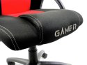 Fotel obrotowyCARRERA M RED FABRIC GAMER OUTLET