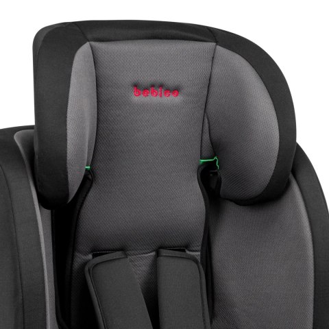 Fotelik samochodowy Bebico DEFENDER GREY i-Size 76-150 cm wzrostu (9-36kg)
