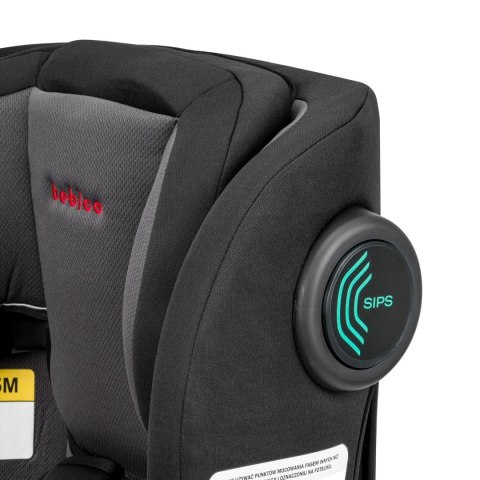 Fotelik samochodowy Bebico DEFENDER GREY i-Size 76-150 cm wzrostu (9-36kg)