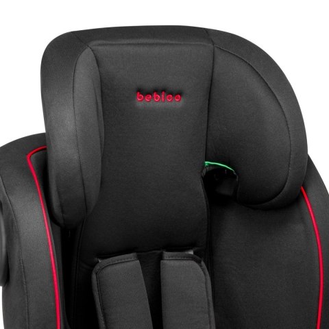 Fotelik samochodowy Bebico DEFENDER RED i-Size 76-150 cm wzrostu (9-36kg) OUTLET