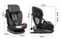 Fotelik samochodowy i-Size ISOFIX GT 360 MULTI 40-125 cm