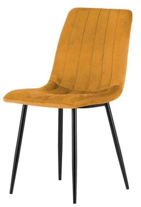 Krzesła tapicerowane AURORA VELVET zestaw 4 sztuk kolory do wyboru